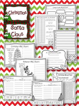 Christmas FUN! {Printables & 4 Craftivities} by Lauren Lynes | TpT