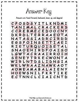 Christmas Reading Activity: Christmas Word Search: 4th ...