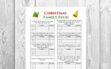 Christmas Family Feud Game | Holiday Game Printable | Fami