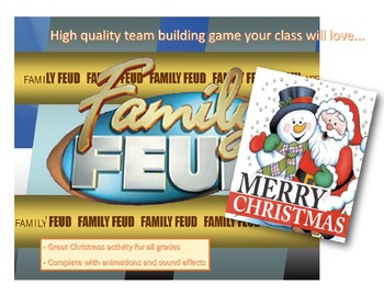Preview of Christmas Family Feud PowerPoint Game