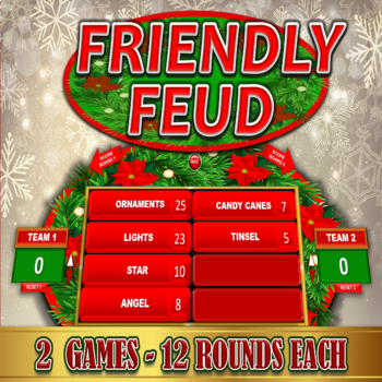 Preview of Christmas Family Feud - PowerPoint Game Show