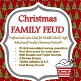 Christmas Family Feud for Middle, High School, Faculty or 