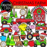 Christmas Farm Clipart {Christmas Clipart}