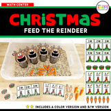 Christmas Feed the Reindeer Sensory Bin Counting Math Acti