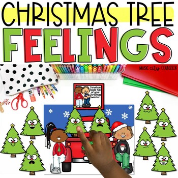 Preview of Christmas Feelings & Emotions SEL Counseling Lesson, Digital & Printable