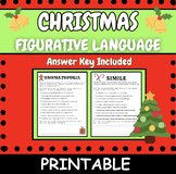 Christmas Figurative Language