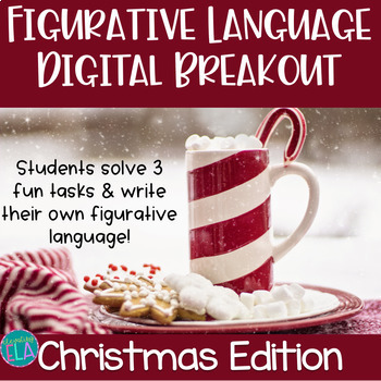 Preview of Christmas Digital Breakout for Figurative Language