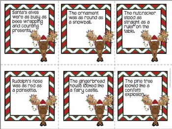 Christmas Figurative Language Pack by Coffee Cups and Lesson Plans