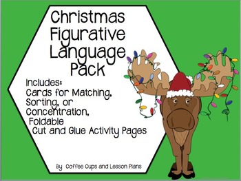 Preview of Christmas Figurative Language Pack