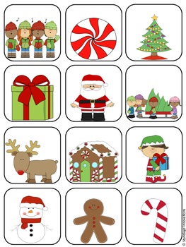 Christmas File Folder Matching Game 1 by Miss McNamara's Class | TPT