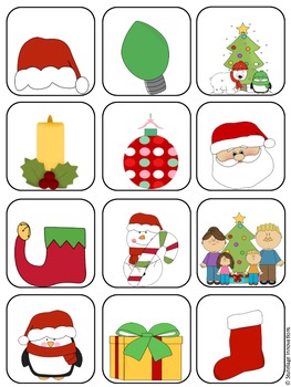 Christmas File Folder Matching Game 2 by Miss McNamara's Class | TPT