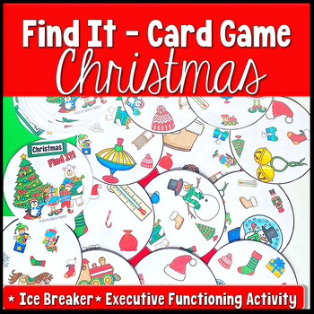 Christmas - Find It! - Card Game by The Creative Therapist | TpT