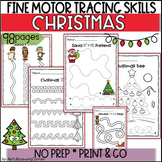 Christmas Fine Motor Activities Skills Worksheet Preschool