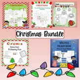 Christmas Fine Motor, Handwriting, and Visual Motor Bundle