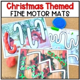 Christmas Fine Motor Mats for Dough and Loose Parts