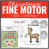 Christmas Fine Motor Practice, Skills and Activities