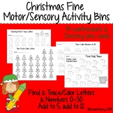 Christmas Fine Motor/ Sensory Bin Activities