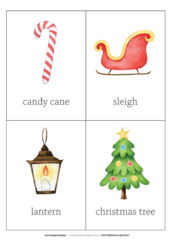 Christmas Flash Cards