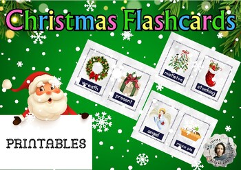 Preview of Christmas Flashcards
