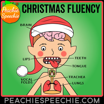 Preview of Christmas Fluency Therapy Activities (Stuttering Therapy)
