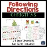 Christmas Following Directions- 1,2, & 3-step directions u