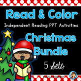 Christmas Following Directions Read and Color PowerPoint Bundle