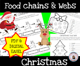 Christmas Biology Activities Food Chains Food Webs