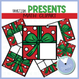 Christmas Fraction Clipart- Presents Clipart