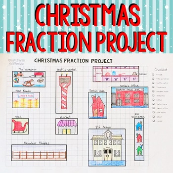 Preview of Christmas Fraction Project