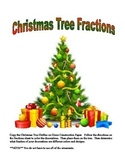 Christmas Fractions Lesson and Art Project