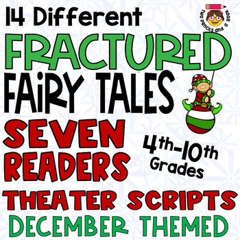 Preview of Christmas Fractured Fairy Tales Readers Theater: Reading Comprehension & More