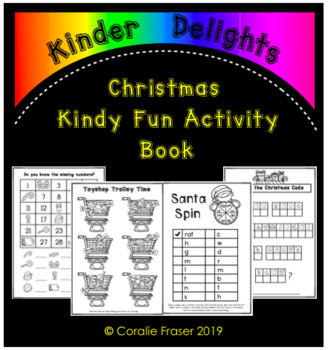 Preview of Christmas Kindy Fun Activity Book