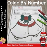 Christmas Color By Number Addition