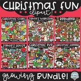 Christmas Fun Clipart SUPER Bundle!