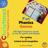 Christmas Fun Games - High frequency Words 100