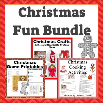 Preview of Ultimate Christmas Fun Games and Cooking Activity Bundle