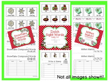 Christmas Fun! Holiday-themed Literacy Activities by Little Bookish Teacher