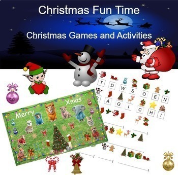 Preview of Winter & New Year 2024 Activities, Puzzles & Games:Fun Festive Adventure-No Prep