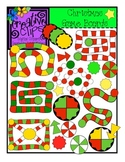 Christmas Clipart Game Boards {Creative Clips Digital Clipart}