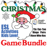 Christmas Game Bundle ESL ELL Newcomer