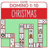 Christmas Game - Domino Counting 1-10 - Numbers, Ten Frames