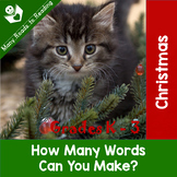 Christmas Game | Phonics Game | How Many Words Can You Make