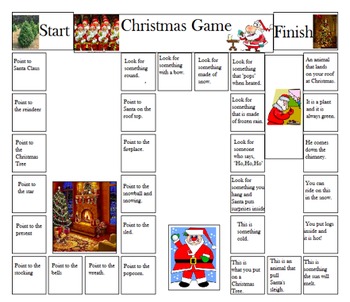 Christmas Game for Students with Autism by Cassandra Doggrell | TPT