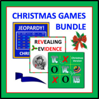 Preview of Christmas Games Bundle - activities for class parties