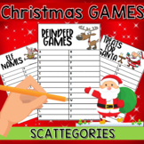 Christmas Games | Scattegories