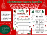 Christmas Games - This or That, Word Scramble, Scavenger H