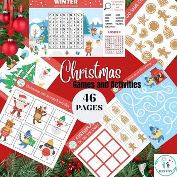 Christmas Games and Activities - Christmas Classroom Party by Loop kids
