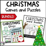 Christmas Games and Puzzles - Bingo and Word Games for Hol