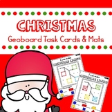 Christmas Geoboards Task Cards and Mats