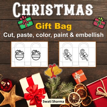 Christmas Crafts Gift Bag Templates